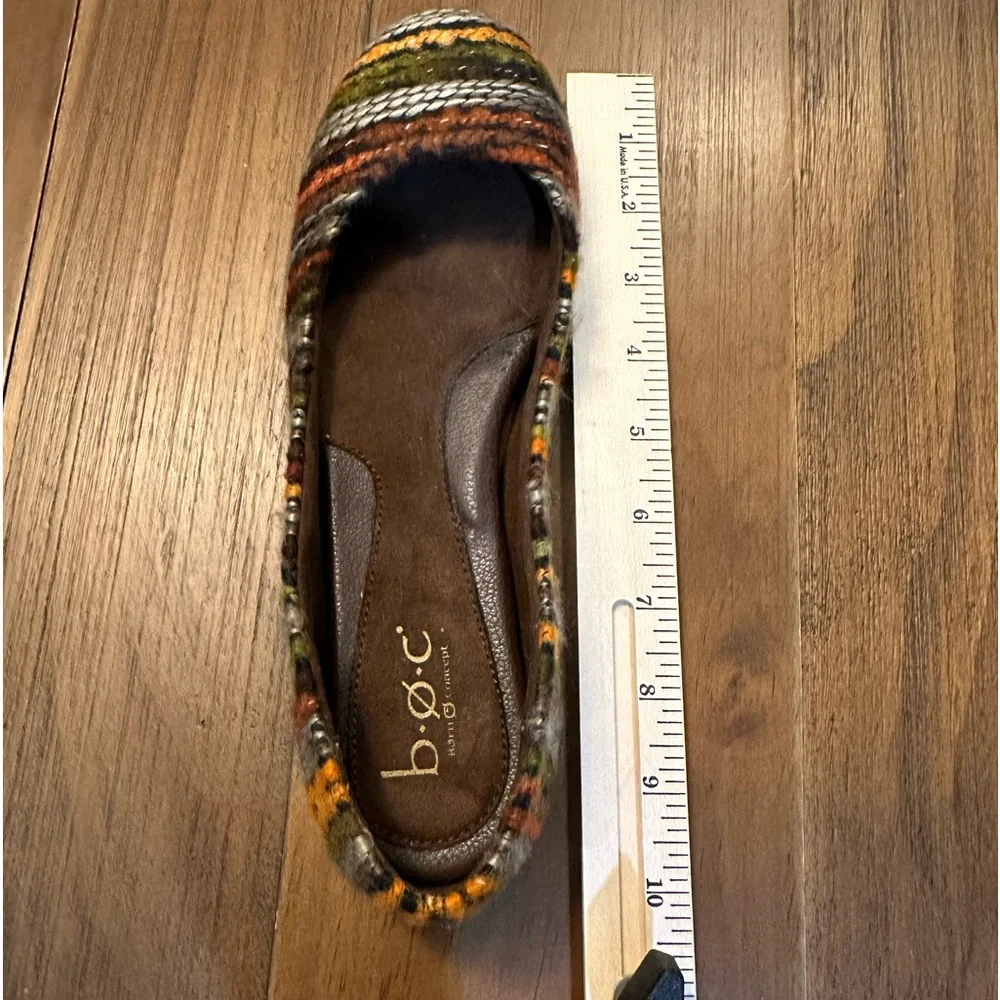 B.o.c. multi color tweed‎ flats size 8/39